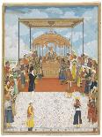 Darbar of Akbar Ii, 1811-15 (Opaque W/C, Gold & Silver on Paper)-Ghulam Murtaza Khan-Giclee Print