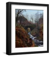 Ghyll Beck, Yorkshire, Early Spring-John Atkinson Grimshaw-Framed Giclee Print