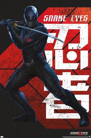 Gi Joe Snake Eyes Pose Print Allposters Com