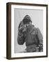 Gi Talking on Communications Radio During the Korean Civil War-John Dominis-Framed Photographic Print