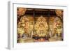 Gia Sinh, Buddhas inside a pagoda at Bai Dinh Mahayana Buddhist Temple near Tam Coc, Ninh Binh, Vie-Alex Robinson-Framed Photographic Print