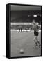 Giacinto Facchetti on the Phase of Loosen Up Before the Match Against the North Korea-Mario de Biasi-Framed Stretched Canvas