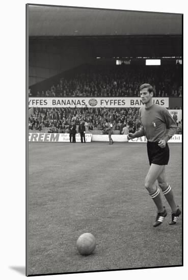 Giacinto Facchetti on the Phase of Loosen Up Before the Match Against the North Korea-Mario de Biasi-Mounted Giclee Print