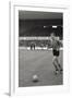 Giacinto Facchetti on the Phase of Loosen Up Before the Match Against the North Korea-Mario de Biasi-Framed Giclee Print