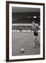 Giacinto Facchetti on the Phase of Loosen Up Before the Match Against the North Korea-Mario de Biasi-Framed Giclee Print