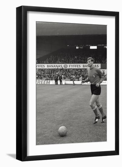Giacinto Facchetti on the Phase of Loosen Up Before the Match Against the North Korea-Mario de Biasi-Framed Premium Giclee Print