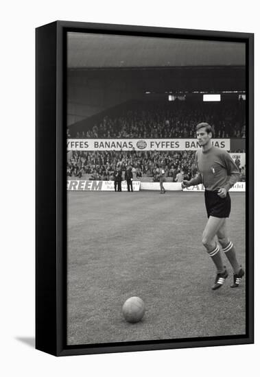 Giacinto Facchetti on the Phase of Loosen Up Before the Match Against the North Korea-Mario de Biasi-Framed Stretched Canvas