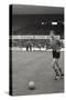 Giacinto Facchetti on the Phase of Loosen Up Before the Match Against the North Korea-Mario de Biasi-Stretched Canvas