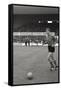 Giacinto Facchetti on the Phase of Loosen Up Before the Match Against the North Korea-Mario de Biasi-Framed Stretched Canvas