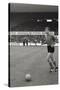 Giacinto Facchetti on the Phase of Loosen Up Before the Match Against the North Korea-Mario de Biasi-Stretched Canvas
