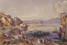 View of Amalfi from the Cave of the Capuchins, 1835-Giacinto Gigante-Giclee Print