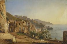 View of Amalfi from the Cave of the Capuchins, 1835-Giacinto Gigante-Giclee Print