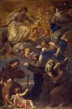 Saint Anthony's Death, Painting-Giacinto Gimignani-Framed Premium Giclee Print