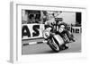 Giacomo Agostini on Bike Number 6, Tom Dickie on Bike Number 3, Isle of Man Junior TT, 1968-null-Framed Photographic Print