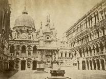 Piazza Del Duomo in Catania, with the Cathedral Dedicated to St. Agatha and the Elephant-Giacomo Brogi-Photographic Print