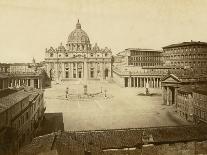 Piazza Del Duomo in Catania, with the Cathedral Dedicated to St. Agatha and the Elephant-Giacomo Brogi-Photographic Print