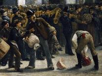 Charity Walk in Corso Garibaldi, Milan on 24 December 1882-Giacomo Campi-Giclee Print