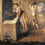 Young Girl with Fan, Ca 1740-Giacomo Ceruti-Giclee Print