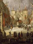 Strolling in the Square in Venice, 1884-Giacomo Favretto-Giclee Print