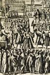 The Prince Elect on a Small Stage of the Arsenal in Venice Throwing Money at the Public, 1610-Giacomo Franco-Giclee Print