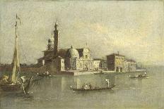 Venice, the Rialto Bridge-Giacomo Guardi-Stretched Canvas