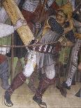 Valerano and Thomas Ii, Heroes, Detail from the Frescoes in the Baronial Hall-Giacomo Jaquerio-Giclee Print