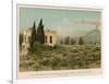 Giacomo Leopardi Villa Ferrigni, Italy, Where the Italian Poet Wrote 'Ginestra'-null-Framed Art Print