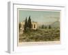 Giacomo Leopardi Villa Ferrigni, Italy, Where the Italian Poet Wrote 'Ginestra'-null-Framed Art Print