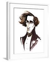 Giacomo Meyerbeer - caricature-Neale Osborne-Framed Giclee Print