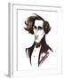 Giacomo Meyerbeer - caricature-Neale Osborne-Framed Giclee Print