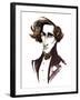 Giacomo Meyerbeer - caricature-Neale Osborne-Framed Giclee Print