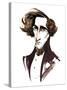 Giacomo Meyerbeer - caricature-Neale Osborne-Stretched Canvas