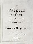 Title Page of the Opera Les Huguenots-Giacomo Meyerbeer-Giclee Print