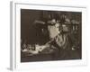 Giacomo Puccini Italian Composer in His Study-null-Framed Photographic Print