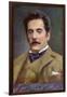 Giacomo Puccini Italian Opera Composer in Middle Age-null-Framed Photographic Print