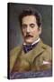 Giacomo Puccini Italian Opera Composer in Middle Age-null-Stretched Canvas