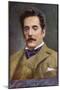 Giacomo Puccini Italian Opera Composer in Middle Age-null-Mounted Photographic Print