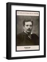 Giacomo Puccini Italian Opera Composer in Middle Age-null-Framed Photographic Print