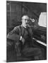 Giacomo Puccini Leans on the Pianoa Cigarette Dangling from the Side of His Mouth-G^ Magrini-Mounted Photographic Print