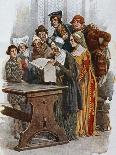 Vintage Picture Card Depicting Scene from the Opera Gianni Schicchi, 1918-Giacomo Puccini-Giclee Print