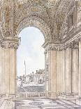 A View of the Piazza San Pietro-Giacomo Quarenghi-Giclee Print