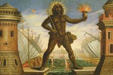 Prologue: the Harbour with the Colossus of Rhodes-Giacomo Torelli-Mounted Giclee Print