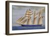 Giacomo Tubino Schooner, Italy, 19th Century-null-Framed Giclee Print