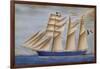 Giacomo Tubino Schooner, Italy, 19th Century-null-Framed Giclee Print