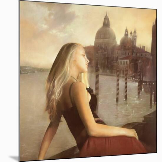 Giada in un Tramonto Veneziano-Antonio Sgarbossa-Mounted Art Print