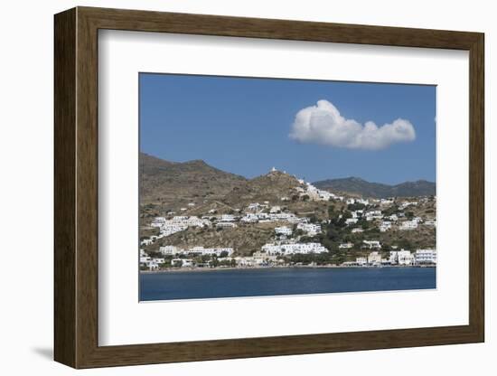 Gialos and Chora, Ios, Cyclades, Greek Islands, Greece-Rolf Richardson-Framed Photographic Print