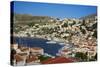 Gialos Harbour, Symi, Dodecanese, Greek Islands, Greece, Europe-null-Stretched Canvas