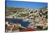 Gialos Harbour, Symi, Dodecanese, Greek Islands, Greece, Europe-null-Stretched Canvas