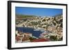 Gialos Harbour, Symi, Dodecanese, Greek Islands, Greece, Europe-null-Framed Photographic Print