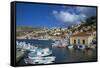 Gialos Harbour, Symi Island, Dodecanese, Greek Islands, Greece, Europe-Tuul-Framed Stretched Canvas